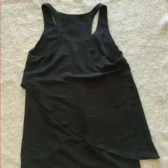 No Brand | Black lightweight layered racer back dress size medium - Picture 2 of 3